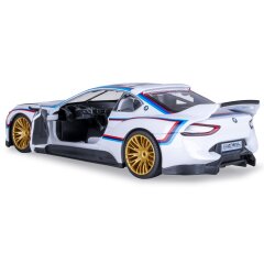 BMW 3.0 CSL Hommage R Diecast 1:24 bianco incl. Pile a bottone
