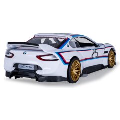 BMW 3.0 CSL Hommage R Diecast 1:24 bianco incl. Pile a bottone