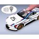 BMW 3.0 CSL Hommage R Diecast 1:24 bianco incl. Pile a bottone
