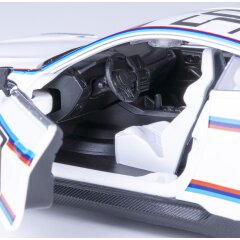 BMW 3.0 CSL Diecast 1:34 white incl. Button cells