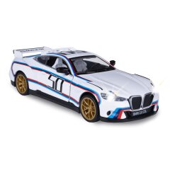 BMW 3.0 CSL Diecast 1:34 white incl. Button cells