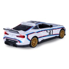 BMW 3.0 CSL Diecast 1:34 white incl. Button cells
