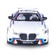 BMW 3.0 CSL Diecast 1:34 white incl. Button cells