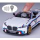 BMW 3.0 CSL Diecast 1:34 white incl. Button cells