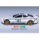 BMW 3.0 CSL Diecast 1:34 white incl. Button cells