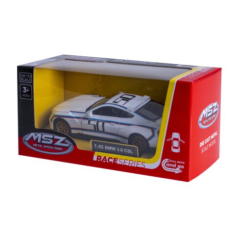 BMW 3.0 CSL Diecast 1:42 white