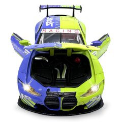 BMW M4 GT3 Diecast 1:24 verde incl. Pilas de botón