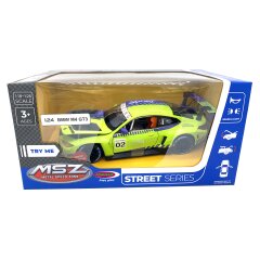 BMW M4 GT3 Diecast 1:24 verde incl. Pilas de botón