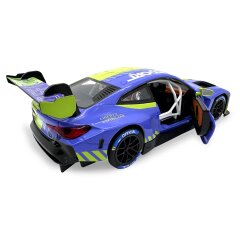 BMW M4 GT3 Diecast 1:24 verde incl. Pilas de botón