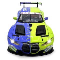 BMW M4 GT3 Diecast 1:24 verde incl. Pilas de botón
