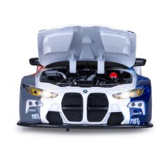 BMW M4 GT3 Diecast 1:24 weiß inkl. Knopfzellen