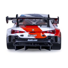 BMW M4 GT3 Diecast 1:24 weiß inkl. Knopfzellen