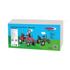 Pedal tractor Power Drag red