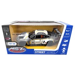 BMW M4 GT3 Diecast 1:24 gris incl. Pilas de botón