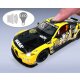 BMW M4 GT3 Diecast 1:24 amarillo incl. Pilas de botón