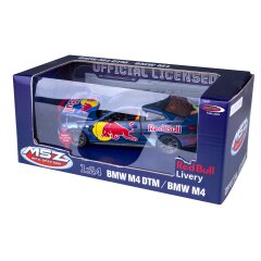 BMW M4 Diecast 1:24 azul incl. Pilas de botón