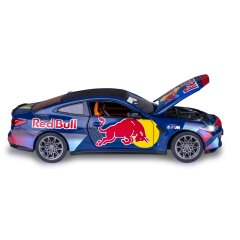 BMW M4 Diecast 1:24 blu incl. Pile a bottone
