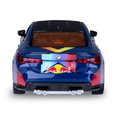 BMW M4 Diecast 1:24 blu incl. Pile a bottone