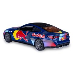 BMW M4 Diecast 1:24 blu incl. Pile a bottone