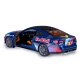 BMW M4 Diecast 1:24 blu incl. Pile a bottone