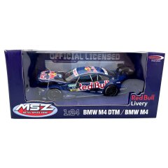 BMW M4 DTM Diecast 1:24 azul incl. Pilas de botón