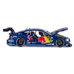 BMW M4 DTM Diecast 1:24 blu incl. Pile a bottone