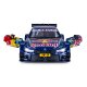 BMW M4 DTM Diecast 1:24 blu incl. Pile a bottone