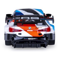 BMW M4 GT3 Diecast 1:32 bianco incl. Pile a bottone