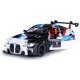 BMW M4 GT3 Diecast 1:32 bianco incl. Pile a bottone