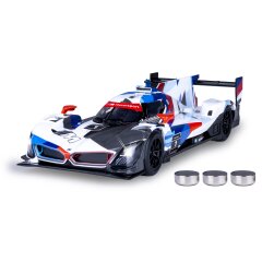 BMW M Hybrid V8 Diecast 1:24 bleu incl. Piles boutons