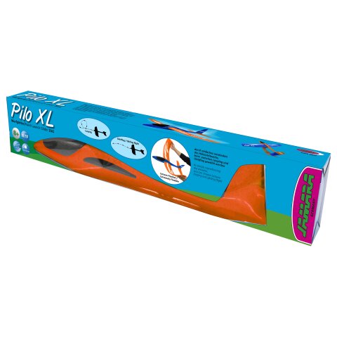 Pilo XL Schaumwurfgleiter EPP Tragflche blau Rumpf orange