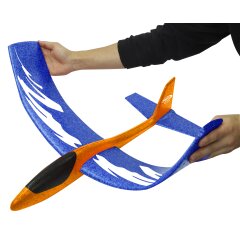 Pilo XL Foam Hand Launch glider EPP wing blue fuselage orange