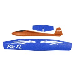 Pilo XL Planeador EPP Ala azul Fuselaje naranja