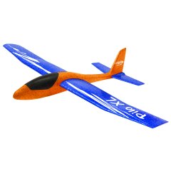 Pilo XL Planeur en mousse EPP aile bleu fuselage orange