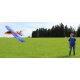 Pilo XL Foam Hand Launch glider EPP wing blue fuselage orange