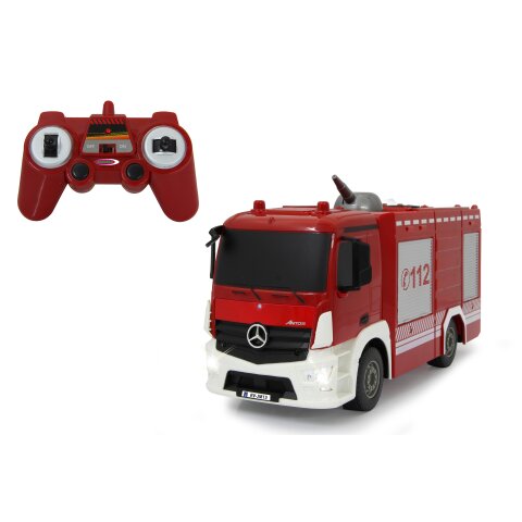 Bomberos TLF con función de rociado Mercedes-Benz Antos 1:26 2,4GHz