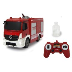 Bomberos TLF con funci&oacute;n de rociado Mercedes-Benz Antos 1:26 2,4GHz