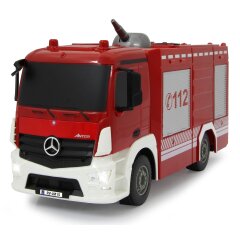 Bomberos TLF con funci&oacute;n de rociado Mercedes-Benz Antos 1:26 2,4GHz