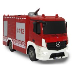 Bomberos TLF con funci&oacute;n de rociado Mercedes-Benz Antos 1:26 2,4GHz