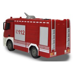 Bomberos TLF con funci&oacute;n de rociado Mercedes-Benz Antos 1:26 2,4GHz