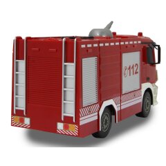 Bomberos TLF con funci&oacute;n de rociado Mercedes-Benz Antos 1:26 2,4GHz