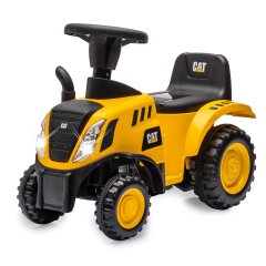 Rutscher Caterpillar Traktor mit Anhänger gelb 2in1