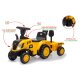 Rutscher Caterpillar Traktor mit Anhänger gelb 2in1