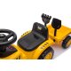 Rutscher Caterpillar Traktor mit Anhänger gelb 2in1