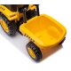 Rutscher Caterpillar Traktor mit Anhänger gelb 2in1