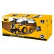 Rutscher Caterpillar Traktor mit Anhänger gelb 2in1