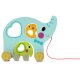 Wooden Toys Kidiwood Pull after elephant familiy 3 parts