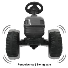 Pedal tractor Big Wheel red