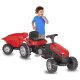 Pedal tractor with trailer Strong Bull red