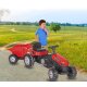 Pedal tractor with trailer Strong Bull red